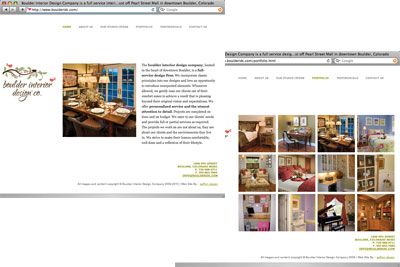 Boulder Interior Design screenshot